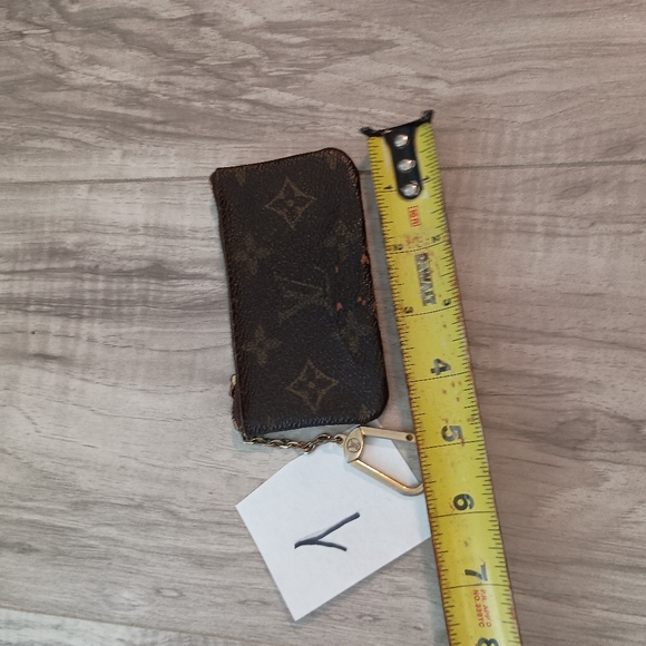 Louis Vuitton Monogram Pochette Cles Wallet Coin Purse/ Key Pouch - Picture 8 of 9